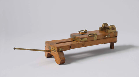 Model of a Slide and Carriage for a 30-Pounder Carronade, anonymous, 1848 Canvas Print