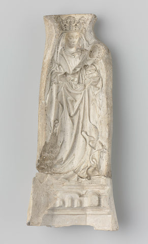 Front Mould of a Virgin and Child, anonymous, c. 1425 - c. 1450 Canvas Print