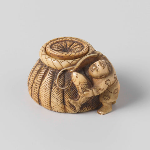 Netsuke, , 1700 - 1900 Canvas Print