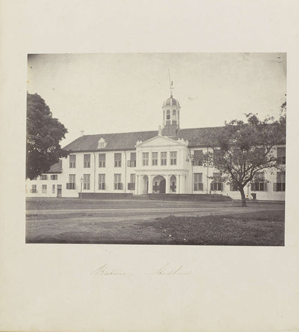 Batavia - Town Hall, Woodbury &Page, 1863 - 1866 Canvas Print