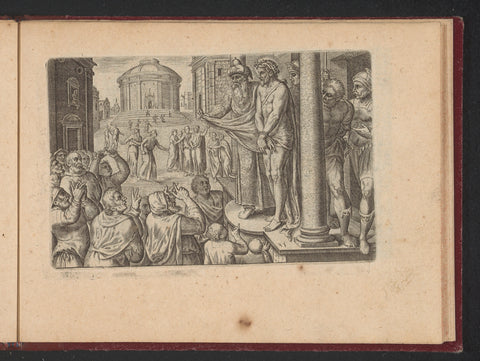 Ecce Homo, Philips Galle (workshop of), 1573 Canvas Print