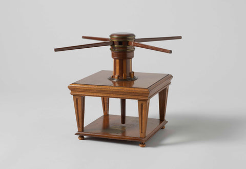 Model of a Capstan, 's Lands Werf Amsterdam (possibly), 1794 Canvas Print