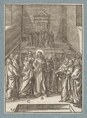 Unbelieving Thomas, Christopher of Shechem (II), 1629 Canvas Print