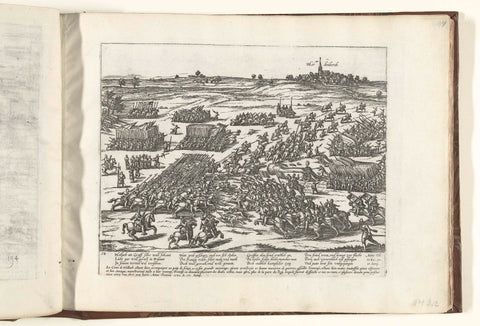 Battle of Hardenberg, 1580, Frans Hogenberg, 1580 - 1582 Canvas Print