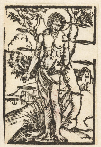 Saint Sebastian, Albrecht Dürer (circle of), 1503 Canvas Print