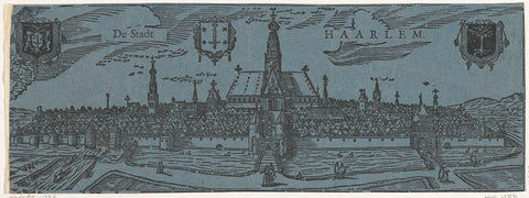 View of the city of Haarlem, anonymous, 1600 - 1699 Canvas Print