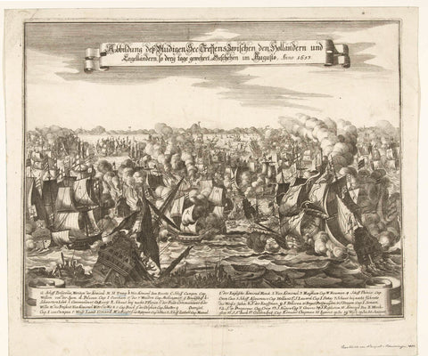 Battle of Terheide, 1653, anonymous, 1653 Canvas Print