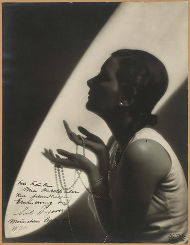 Portrait of the Movie Star Lil Dagover, Fifo-Studio, 1930 Canvas Print