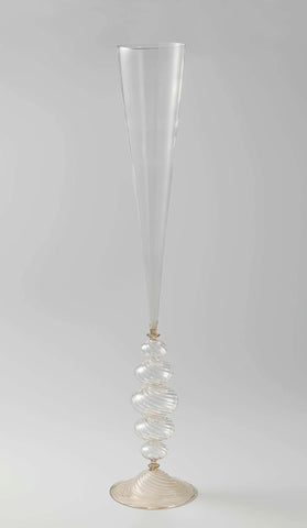 Flute glass, C.H.F. Müller, c. 1875 Canvas Print