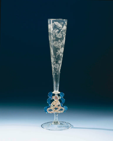 Flute glass, anonymous, c. 1675 - c. 1700 Canvas Print