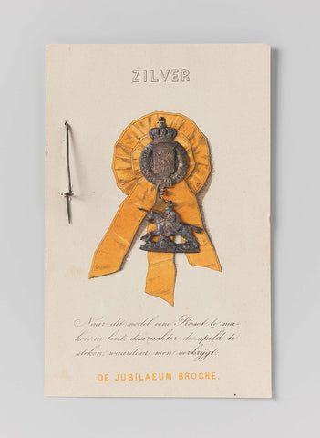 De Jubilaeum Broche, J.M. van Kempen (firm), 1863 Canvas Print