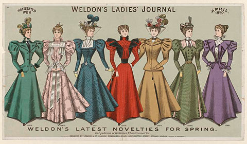 Weldon’s Ladies’ Journal, anonymous, 1897 Canvas Print