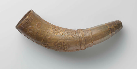 Gunner’s powder horn, anonymous, 1580 Canvas Print