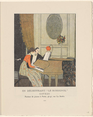 Gazette du Bon Ton, 1914 - No. 6, p. III: En déchiffrant 