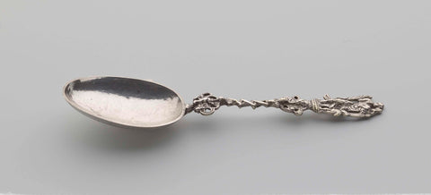 Spoon of silver, Johannes Jorritsma (attributed to), c. 1766 Canvas Print