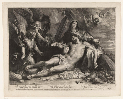 Indulgence of Christ, Luke Vorsterman (I), 1634 - 1675 Canvas Print