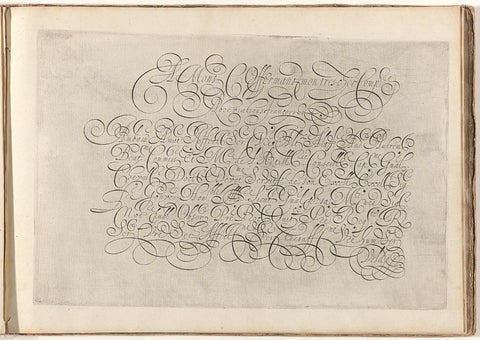 Writing example: A mons. C. Offermans (...), Simon Frisius, 1608 Canvas Print