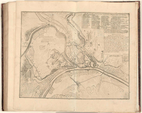 Map of Namur, 1709, Jacobus Harrewijn, 1709 Canvas Print