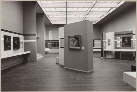 Room with various objects including paintings, c. 1975 Canvas Print