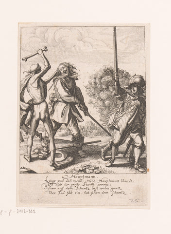 Chief and Death, Rudolph Meyer, 1650 Canvas Print