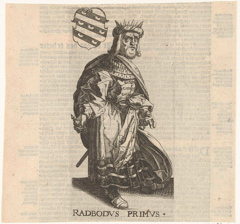 Radbod, Simon Frisius, 1622 Canvas Print