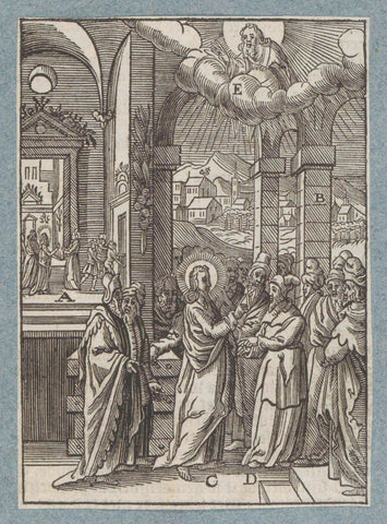 Christ testifies about himself, Christopher of Shechem (II), 1629 Canvas Print