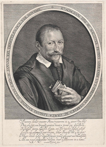 Portrait of Pieter Isbrandi, Cornelis Visscher (II), 1638 - 1658 Canvas Print