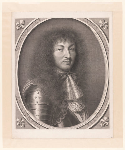 Portrait of Louis XIV, Robert Nanteuil, 1666 Canvas Print