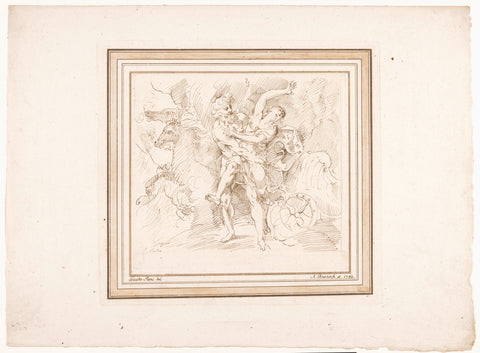 Roof van Proserpina, Adam von Bartsch, 1782 Canvas Print