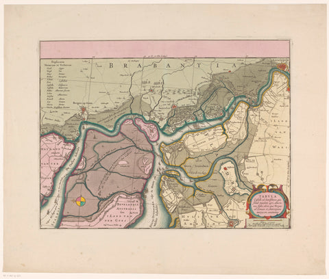 Forts on the Ooster- en Westerschelde, 1627, anonymous, 1695 - 1711 Canvas Print