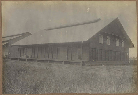 Wooden business premises, anonymous, 1914 - 1919 Canvas Print