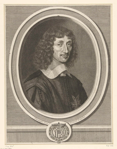 Portrait of Henri de Guénégaud, Robert Nanteuil, 1654 Canvas Print