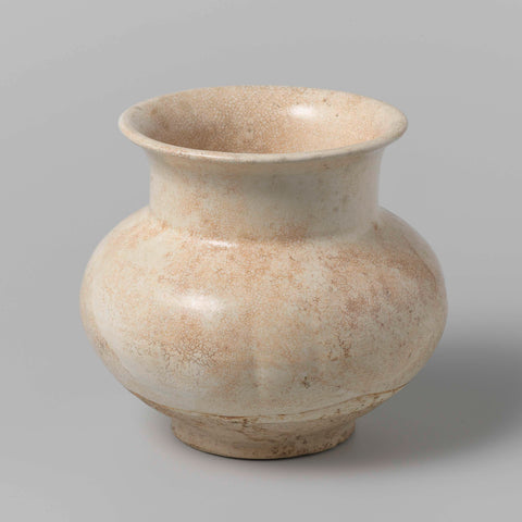 Jar with fluted sides, anonymous, anonymous, c. 960 - c. 1279 Canvas Print