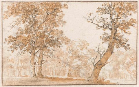 Haagse Bos, Jan de Bisschop, 1652 Canvas Print