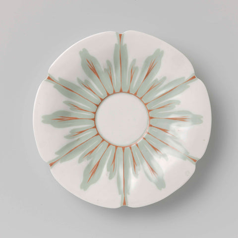 Dish, painted with the Crocus décor, Meissener Porzellan Manufaktur, 1896 Canvas Print