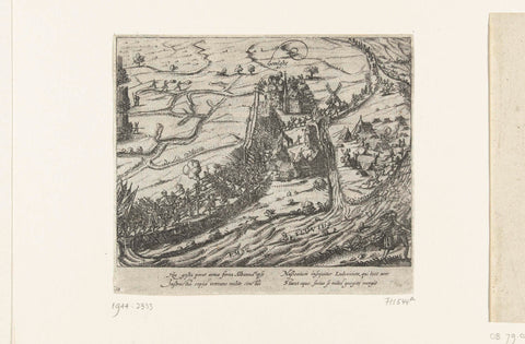 Battle of Jemmingen, 1568, anonymous, 1613 - 1615 Canvas Print