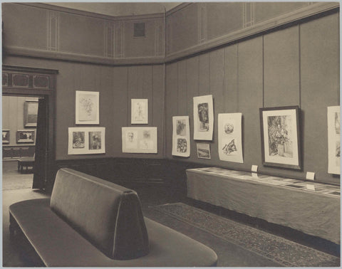 Steenhoff-herinnneringstentoonstelling in room 371 (M 147) in 1933., 1933 Canvas Print