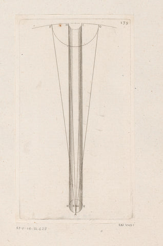 Representation of the larger-looking orbit of the Sun, Sébastien Leclerc (I), 1706 Canvas Print