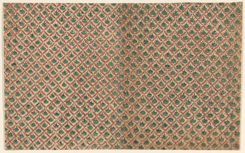 Leaf patterned sheet, anonymous, c. 1700 - c. 1850 Canvas Print