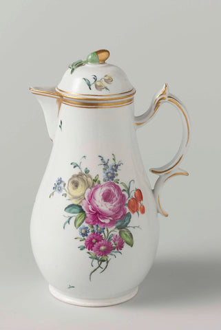 Milk jug, Manufactuur Oud-Loosdrecht, c. 1774 - c. 1778 Canvas Print