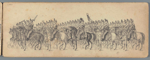 Funeral procession of Anna Paulowna (sheet 1), 1865, anonymous, 1865 Canvas Print