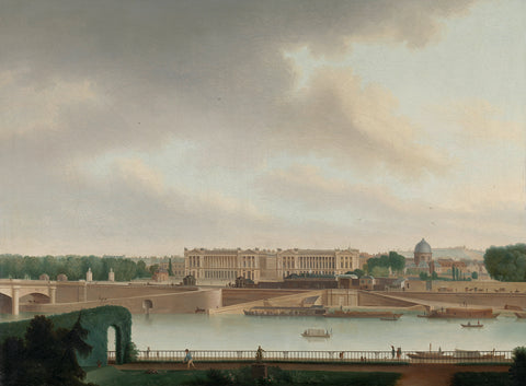 The View from the Batavian Embassy in Paris, Josephus Augustus Knip, 1801 Canvas Print