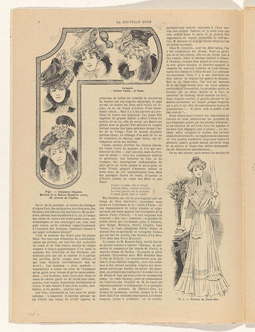 La Nouvelle Mode, No. 1: 1 January 1900: pagina 4, anonymous, 1900 Canvas Print