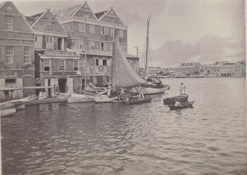 Port of Willemstad, Andries Augustus Boom, 1911 Canvas Print