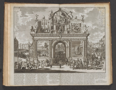 Gate of Honour at the Tomb of the Actionists, 1720, anonymous, 1720 Canvas Print