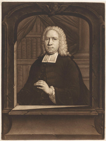 Portrait of Wilhelmus Velingius, Pieter Anthony Wakkerdak, 1740 - 1774 Canvas Print