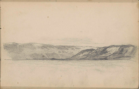 View of Novaya Zemlya, possibly the south-southeast side, Louis Apol, 1880 Canvas Print