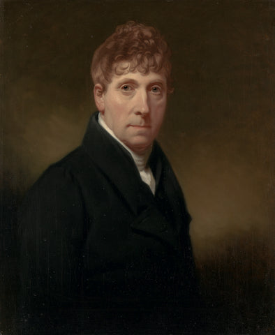 Self-portrait, Charles Howard Hodges, c. 1825 - c. 1830 Canvas Print