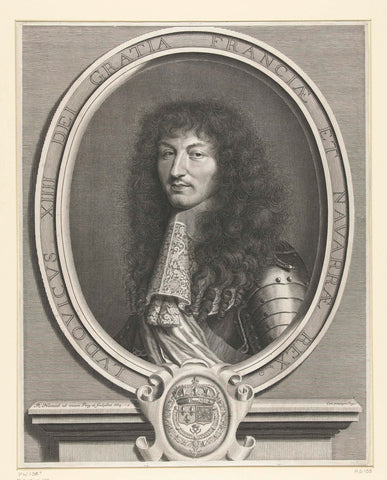 Portrait of Louis XIV, King of France, Robert Nanteuil, 1664 Canvas Print