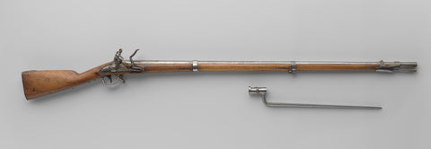 Flint gun, French musket Modèle 1777, Royal Rifle Factory Culemborg, 1807 - 1809 Canvas Print